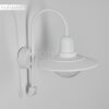 Pohei outdoor wall light white, 1-light source, Motion sensor
