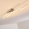 KALANDI Ceiling light LED matt nickel, 2-light sources