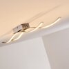 KALANDI Ceiling light LED matt nickel, 2-light sources