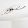 KALANDI Ceiling light LED matt nickel, 2-light sources