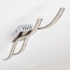 KALANDI Ceiling light LED matt nickel, 2-light sources