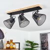 Panaguá Ceiling Light Light wood, black, 3-light sources