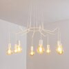 Cuyama Pendant Light white, 8-light sources