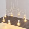 Cuyama Pendant Light white, 8-light sources