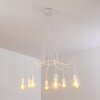 Cuyama Pendant Light white, 8-light sources