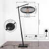 BROOKER Floor Lamp black, 1-light source