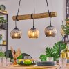 Ripoll hanging light, globe light, pendant light Ecru, black, 3-light sources