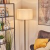 Flemming floor lamp Ecru, black, 1-light source