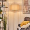 Flemming floor lamp Ecru, black, 1-light source