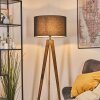 Flemming floor lamp Ecru, black, 1-light source