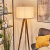 Flemming floor lamp Ecru, black, 1-light source