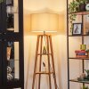 Flemming floor lamp Ecru, black, 1-light source