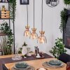 Sumar hanging light, pendant light brown, 3-light sources
