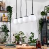 Gastor hanging light, globe light, pendant light white, 4-light sources