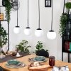 Gastor hanging light, globe light, pendant light white, 4-light sources