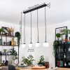 Gastor hanging light, globe light, pendant light white, 4-light sources