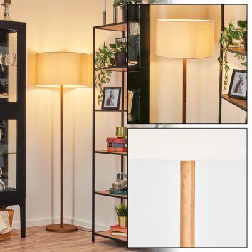 Flemming floor lamp Ecru, 1-light source