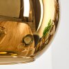 Koyoto hanging light, globe light, pendant light gold, 1-light source