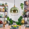 Koyoto hanging light, globe light, pendant light gold, 1-light source
