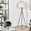Flemming floor lamp black, 1-light source