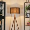 Flemming floor lamp Ecru, matt nickel, 1-light source