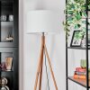 Flemming floor lamp Ecru, matt nickel, 1-light source
