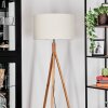 Flemming floor lamp Ecru, matt nickel, 1-light source