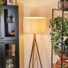 Flemming floor lamp Ecru, matt nickel, 1-light source