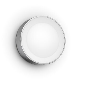 Philips Hue White & Color Ambiance Daylo Wall Light LED stainless steel, 1-light source