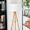 Flemming floor lamp Dark wood, black, 1-light source