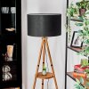 Flemming floor lamp brown, Ecru, black, 1-light source