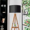 Flemming floor lamp brown, Ecru, black, 1-light source