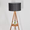 Flemming floor lamp brown, Ecru, black, 1-light source