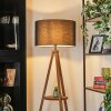 Flemming floor lamp Dark wood, black, 1-light source