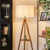 Flemming floor lamp Dark wood, black, 1-light source