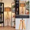 Flemming floor lamp Ecru, black, 1-light source