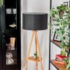 Flemming floor lamp Ecru, black, 1-light source