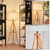 Flemming floor lamp Ecru, black, 1-light source