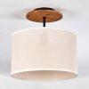 Bassagoda ceiling light Ecru, black, 1-light source