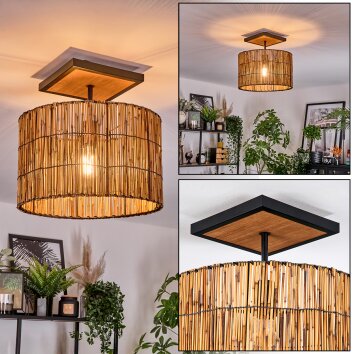 Cando ceiling light Ecru, black, 1-light source