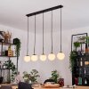 Gastor hanging light, globe light, pendant light white, 5-light sources