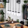 Gastor hanging light, globe light, pendant light white, 5-light sources
