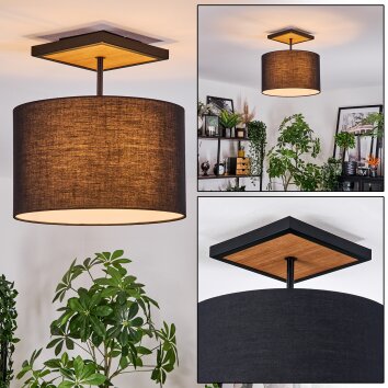 Bassagoda ceiling light Ecru, black, 1-light source