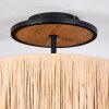 Granja ceiling light Ecru, black, 1-light source