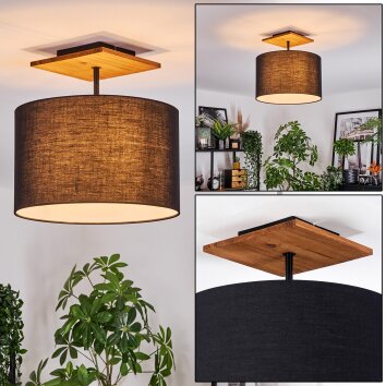 Bassagoda ceiling light Ecru, black, 1-light source