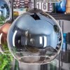 Koyoto hanging light, globe light, pendant light blue, gold, green, clear, coppery, 6-light sources