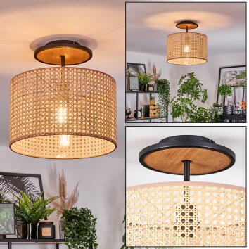 Ramila ceiling light Ecru, black, 1-light source