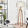 Flemming floor lamp Ecru, black, 1-light source
