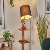 Venor floor lamp dark brown, Ecru, black, 1-light source