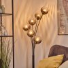Koyoto floor lamp 40 cm clear, Smoke-coloured, 6-light sources